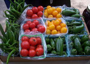 Fresh produce at Square Market